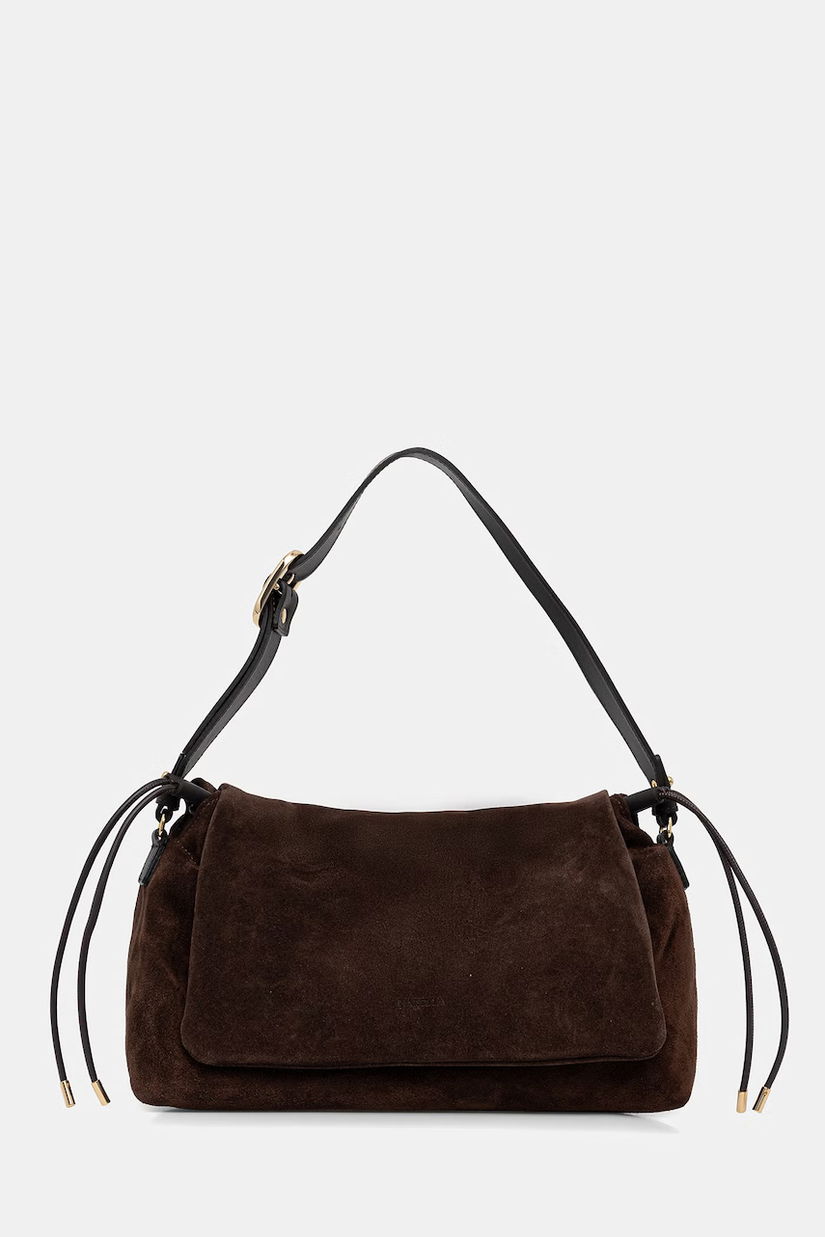 Marella geantă de mână din piele întoarsă MLACARDATO