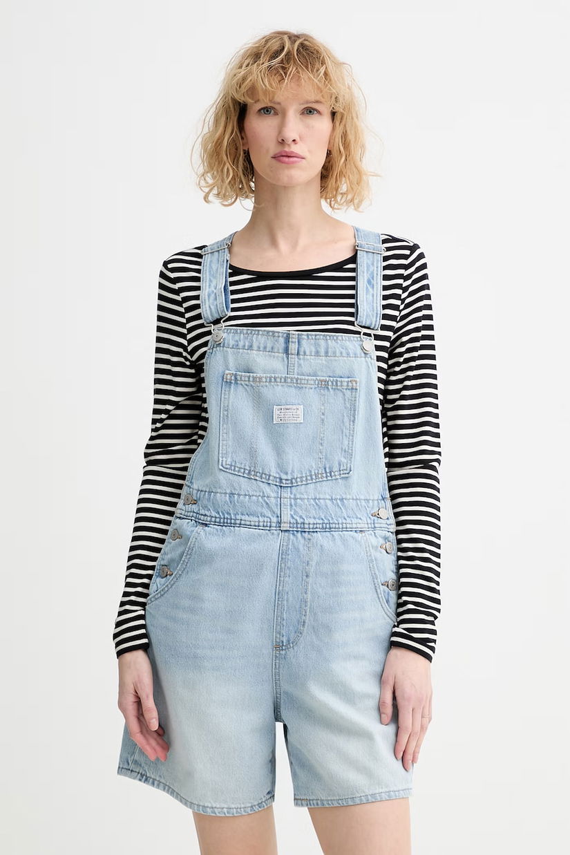 Levi's salopetă din denim VINTAGE SHORTALL