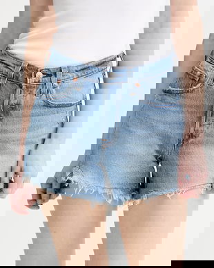 Levi's pantaloni scurți jeans 501® CURVE