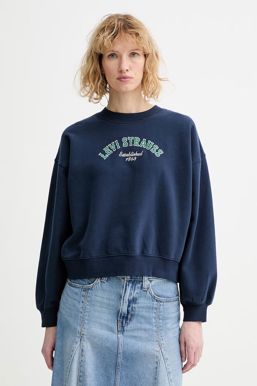 Levi's bluză GR VINTAGE BOXY CREW