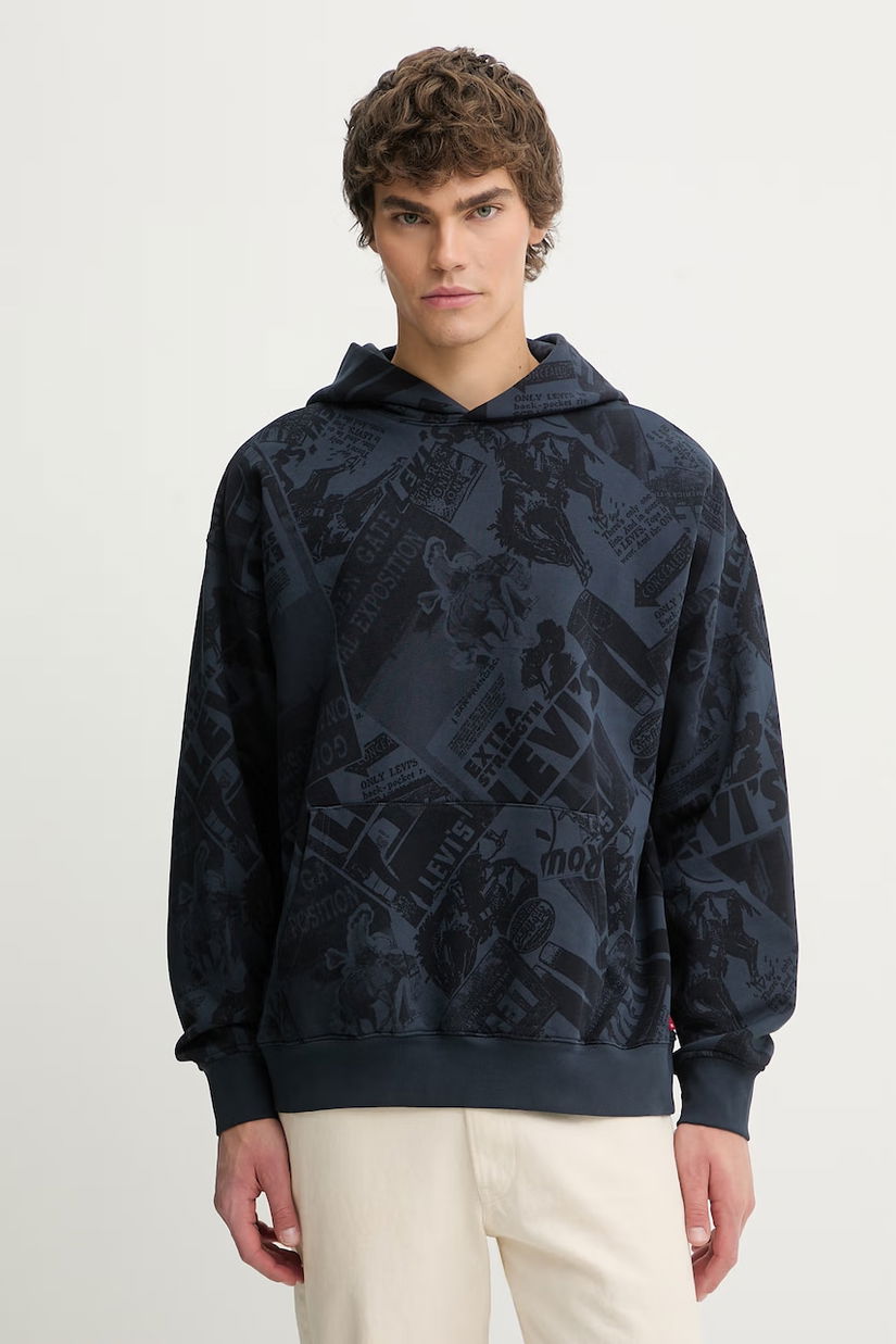 Levi's hanorac de bumbac SUNSET GRAPHIC HOODIE