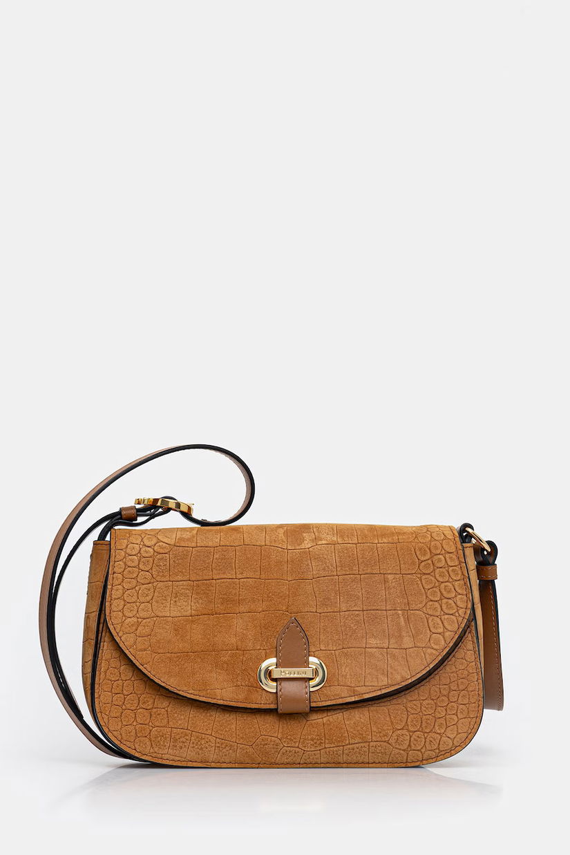 Pollini geantă de mână din piele întoarsă