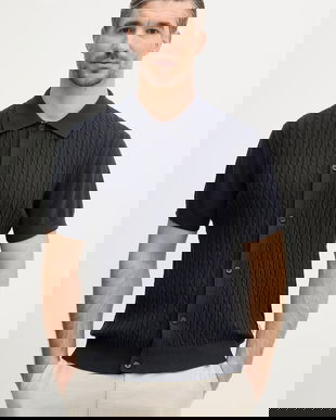 Lindbergh cardigan din bumbac