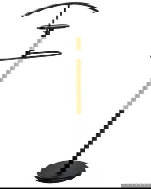 Portmantou Foster, finisaj negru/fag, 470x290x1120 mm