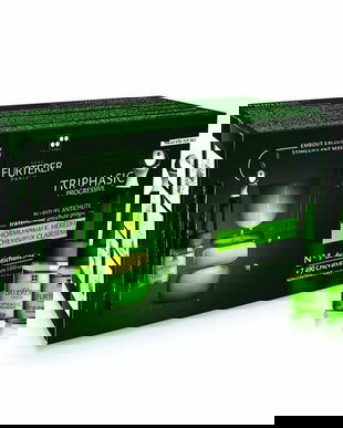 Serum tratament pentru scalp fără clătire Rene Furterer, Triphasic Progressive, 16 buc, 5.5 ml