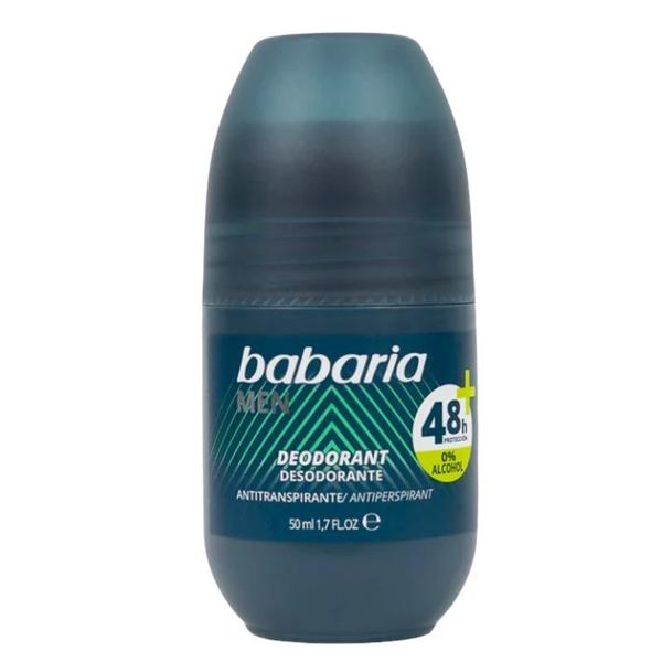 Deodorant Roll-On Fara Alcool pentru Barbati, Protectie 48h+ - Babaria Mwn Cero Roll-On Deodorant 0% Alcohol 48h, 50 ml
