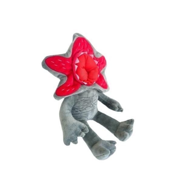 Jucărie de Pluș Demodog Monstru Fantastic, 25 cm, Gri-Roșu, Moale și Detaliată