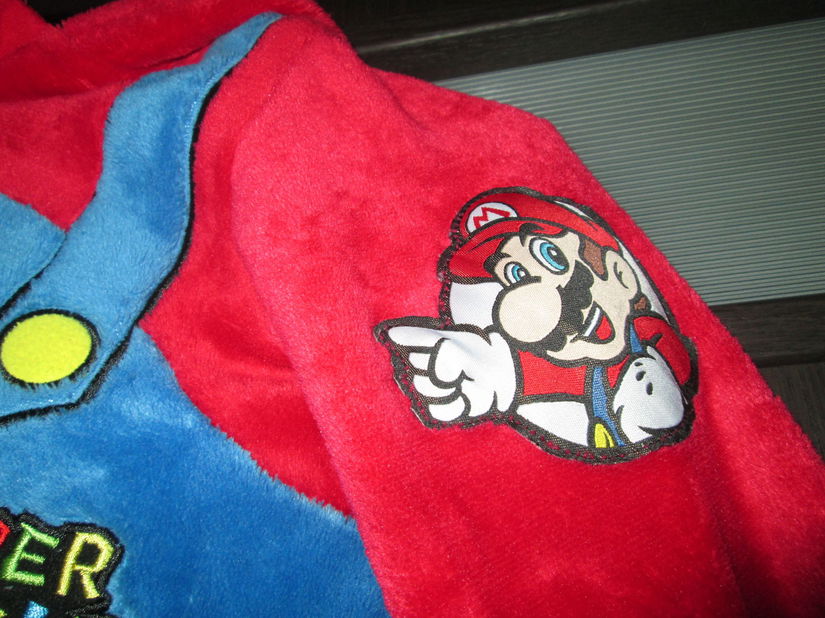 salopeta Super Mario copii 5-6 ani