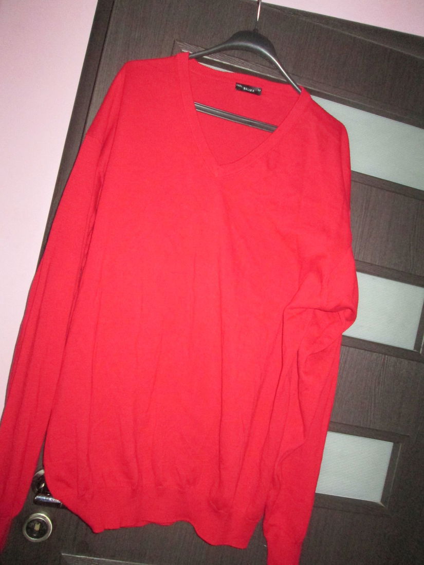 pulover rosu  58/XXXL