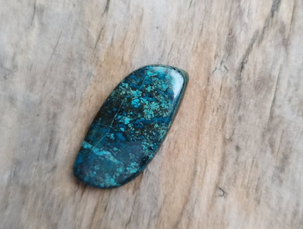 Cabochon crisocola, 37x18 mm