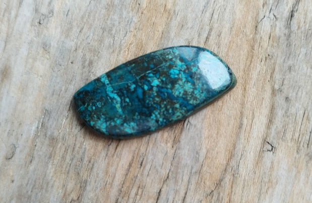 Cabochon crisocola, 37x18 mm