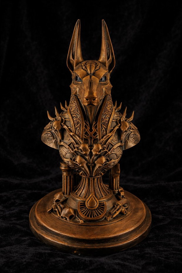 Statuetă Anubis Zeul Egiptean Auriu 25cm - Decor Exclusivist