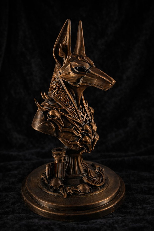 Statuetă Anubis Zeul Egiptean Auriu 25cm - Decor Exclusivist