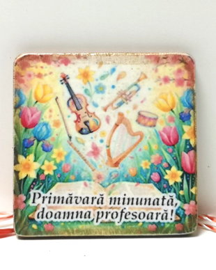 Martisor personalizat profesoara muzica