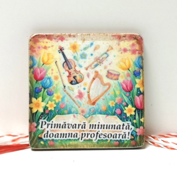 Martisor personalizat profesoara muzica