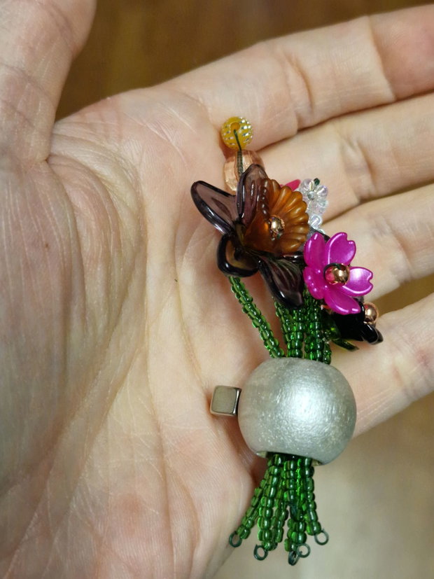 Beaded bouquet culoare mixt