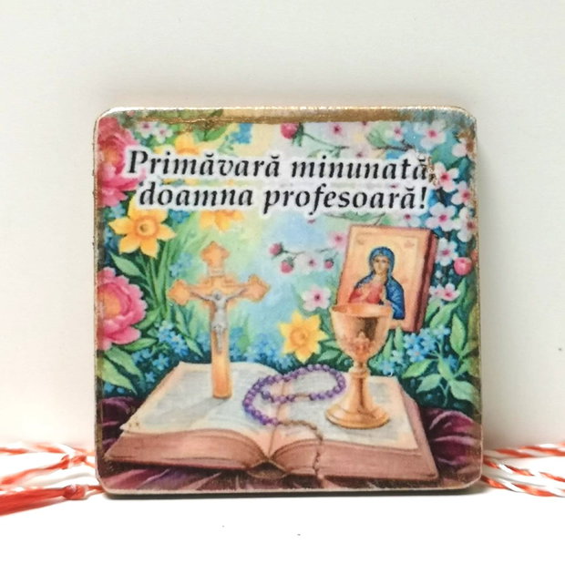 Martisor personalizat profesoara religie