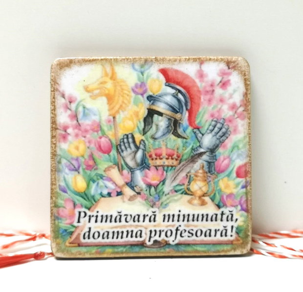 Martisor personalziat materii scolare: profesoara istorie