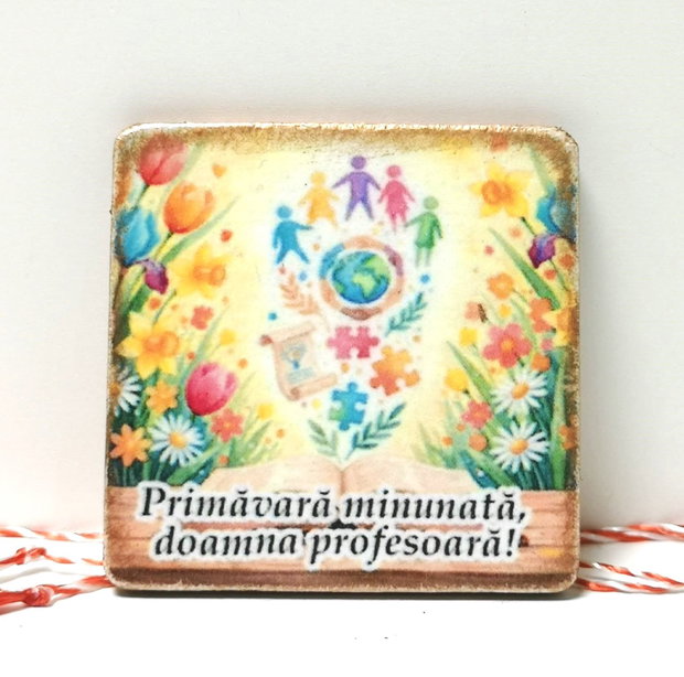 Martisor personalziat materii scolare: profesoara sociologie