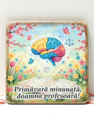Martisor personalziat materii scolare:  psiholog, terapeut, profesoara psihologie