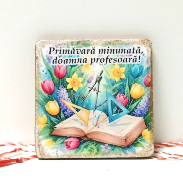 Martisor materii scolare: profesoara matematica