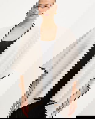 Morgan poncho din amestec de lână