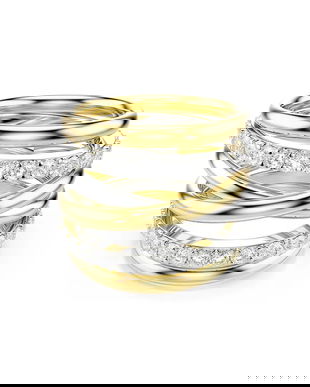 Swarovski inel HYPERBOLA 3-pack