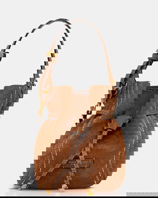 Gianni Chiarini geantă de mână din piele întoarsă SIENNA