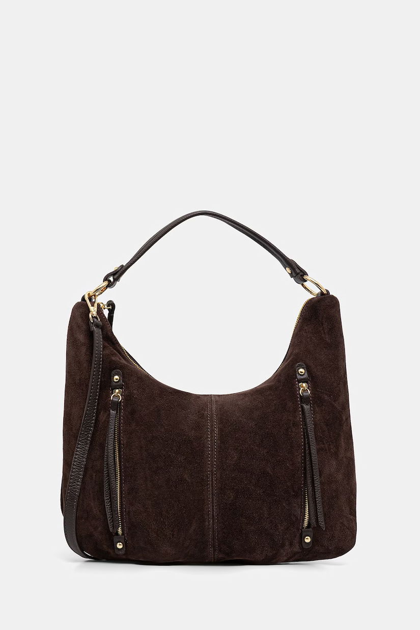 Answear.LAB geanta de mana din piele intoarsa