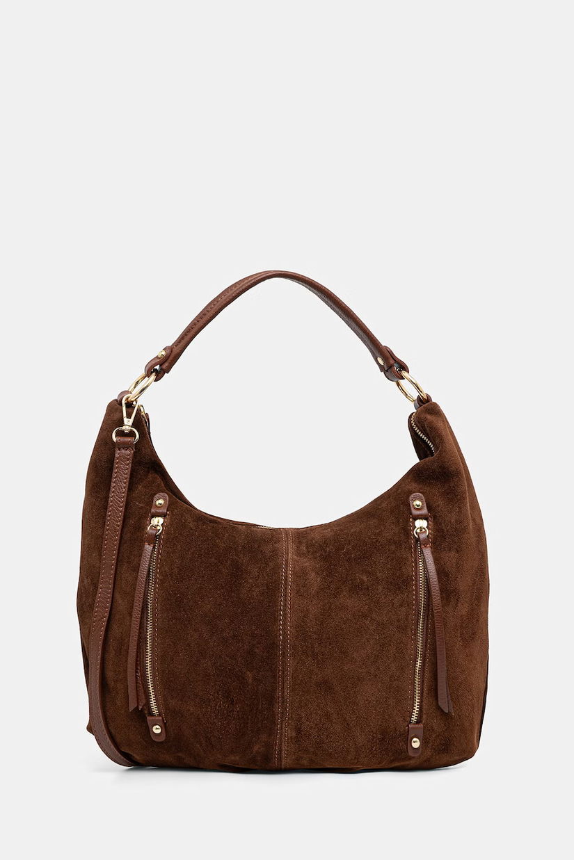 Answear.LAB geanta de mana din piele intoarsa