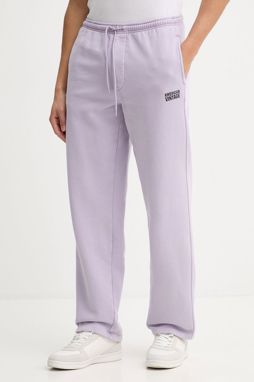 American Vintage pantaloni de trening din bumbac