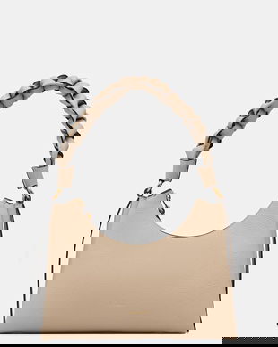 Coccinelle poșetă de piele BOHEME GRANA DOUBLE