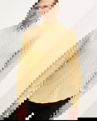 BOSS Orange cămașă din bumbac