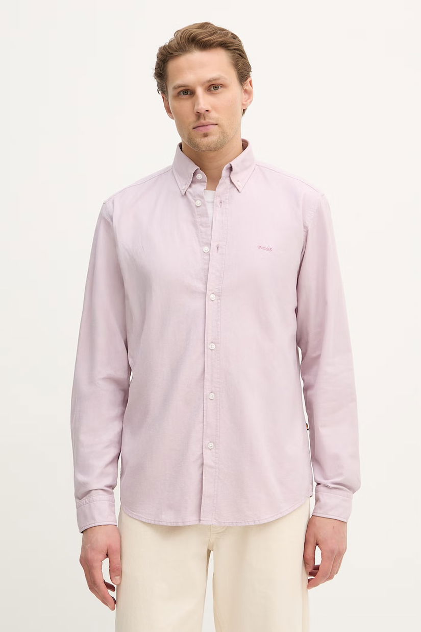 BOSS Orange cămașă din bumbac