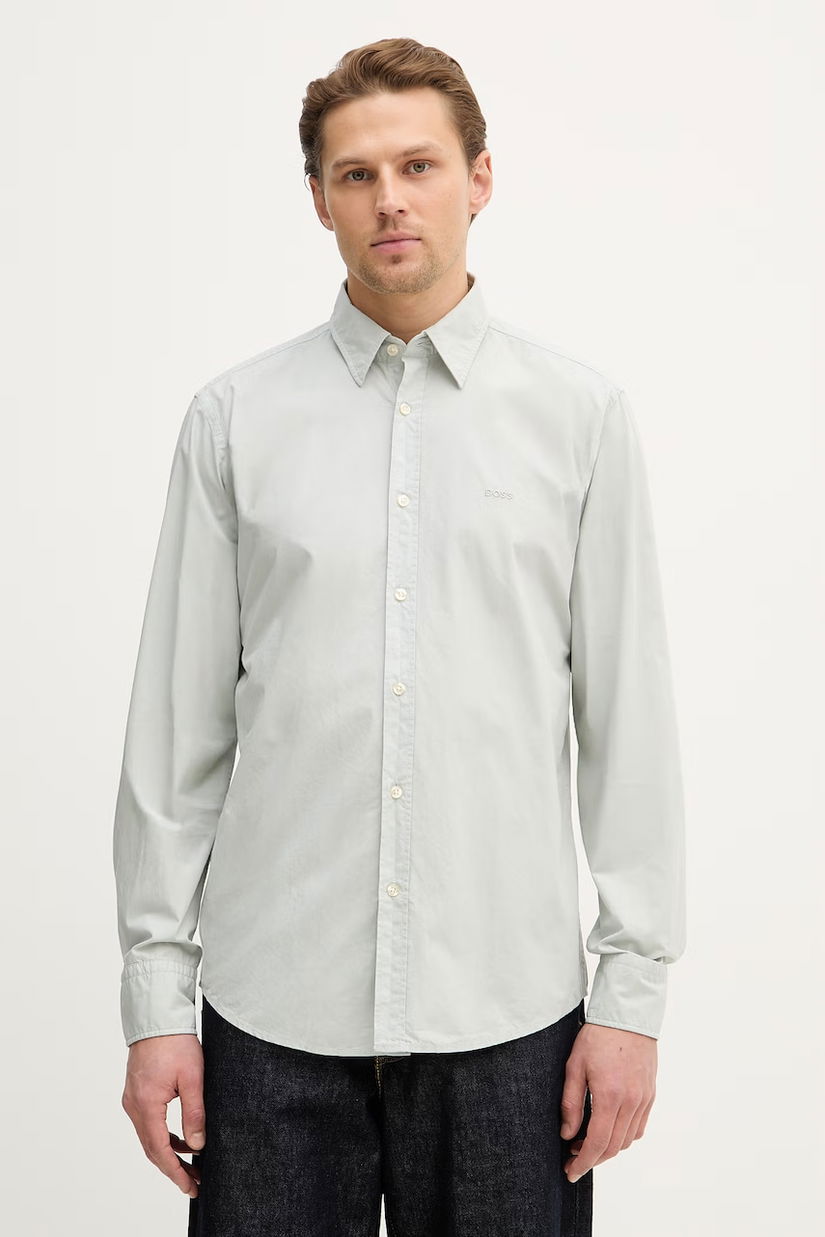 BOSS Orange cămașă din bumbac