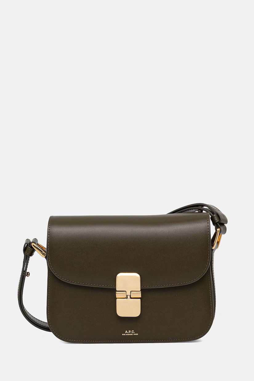 A.P.C. poșetă de piele Sac Grace Small