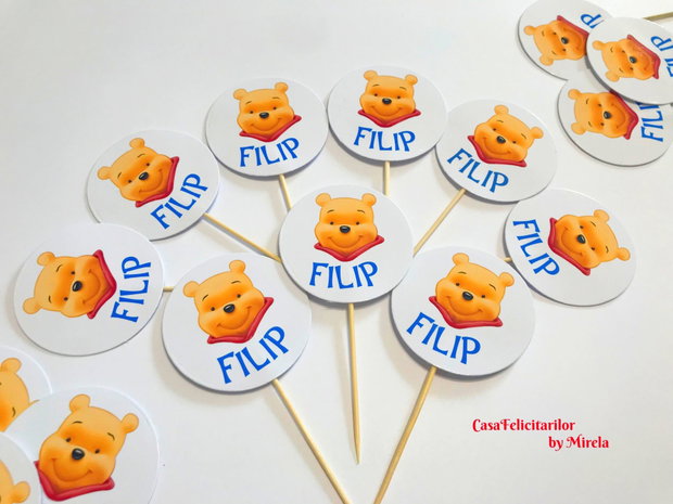 Toppere Winnie the pooh personalizate