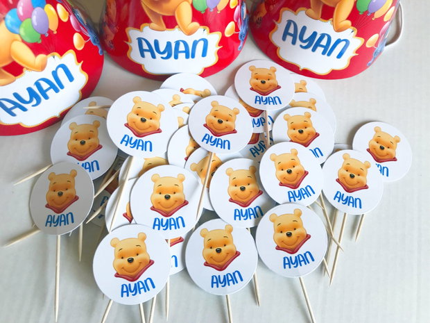 Toppere Winnie the pooh personalizate