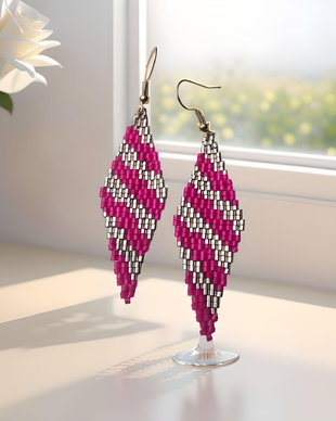 Cercei Diamond Fuchsia