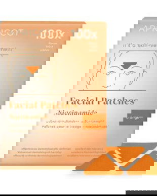 Plasturi antirid Apricot cu Niacinamidă pentru ridurile de expresie, set 100 buc