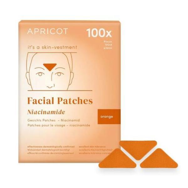 Plasturi antirid Apricot cu Niacinamidă pentru ridurile de expresie, set 100 buc