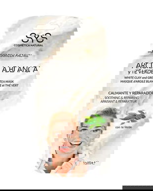 Masca Faciala cu Ceai Verde si Argila Alba - LabNatur Sys Cosmetica Natural, 15 ml