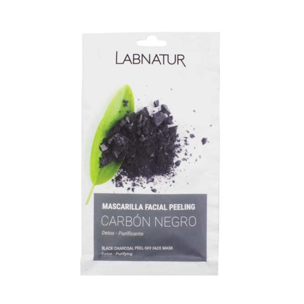 Masca Faciala Exfolianta cu Carbune Negru - LabNatur Black Charcoal Peel-Off Face Mask, 10 ml