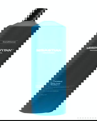 Balsam Hidratant pentru Par Cret si Ondulat cu Efect Anti-frizz - Sebastian Professional Twisted Elastic Curls Conditioner, 1000 ml