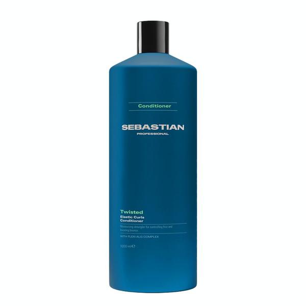 Balsam Hidratant pentru Par Cret si Ondulat cu Efect Anti-frizz - Sebastian Professional Twisted Elastic Curls Conditioner, 1000 ml