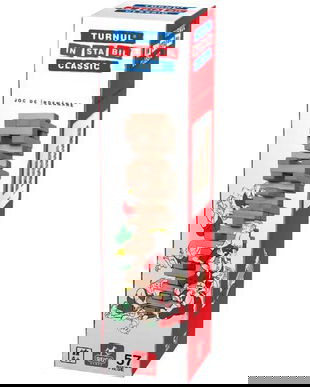 Turnul instabil clasic. Piese din lemn