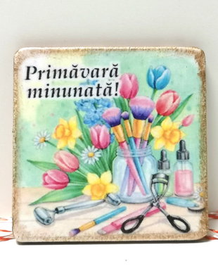Martisor personalizat pentru cosmeticiana, make-up artist