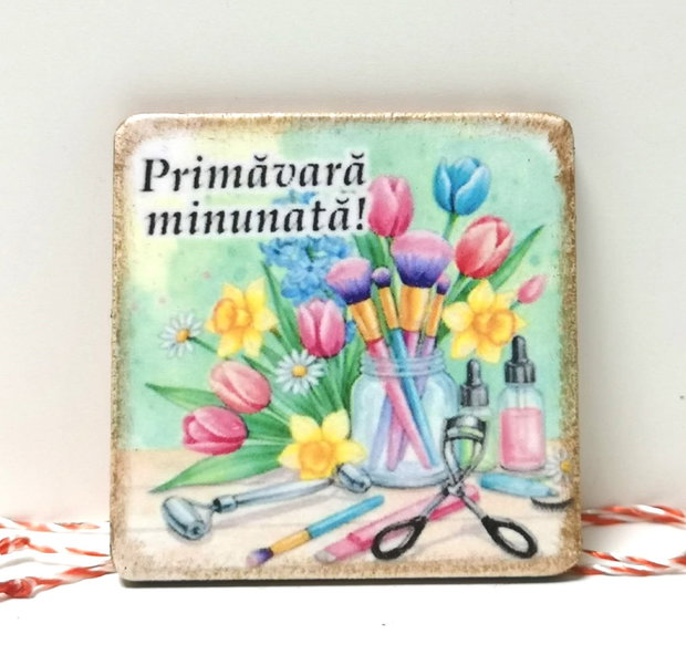 Martisor personalizat pentru cosmeticiana, make-up artist