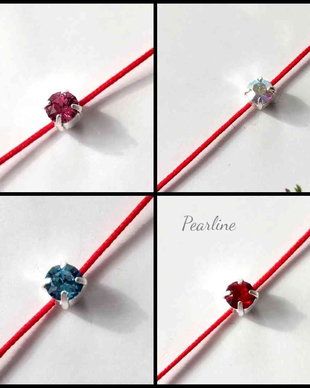 Oferta 5 martisoare bratari snur cristal Swarovski/Preciosa