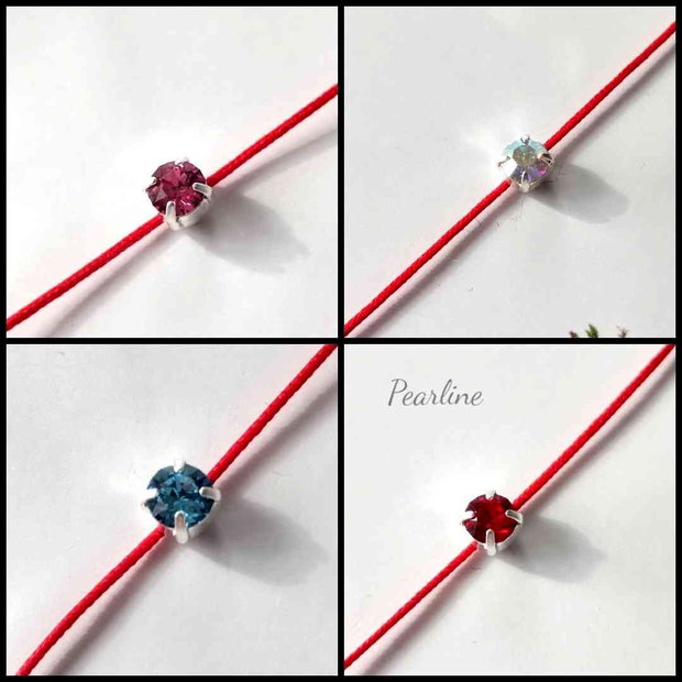 Oferta 5 martisoare bratari snur cristal Swarovski/Preciosa
